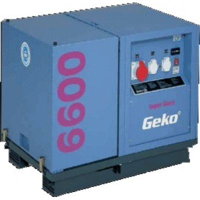 Электростанция бензиновая GEKO  6600ED-AA/НEBA SS в звукоизолирующем корпусе